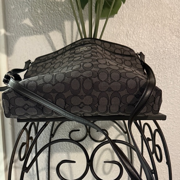 Coach Charcoal Signature Crossbody Bag - Picture 4 of 9